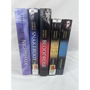 Nightshade Snakeroot Rise Rift Bloodrose By Andrea Cremer YA Series Lot of 5